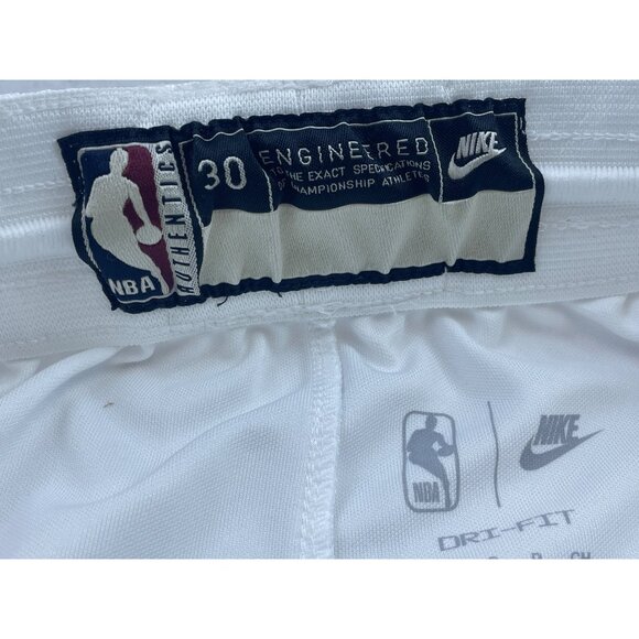 Los Angeles Lakers Nike Mens White & Blue Basketball Shorts NBA Logo Size S/P - Picture 8 of 11